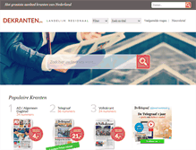 Tablet Screenshot of kiosk.nl