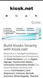 Mobile Screenshot of kiosk.net